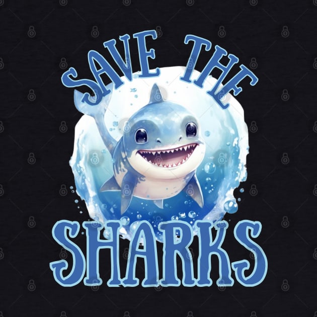 Save The Sharks by Janickek Design